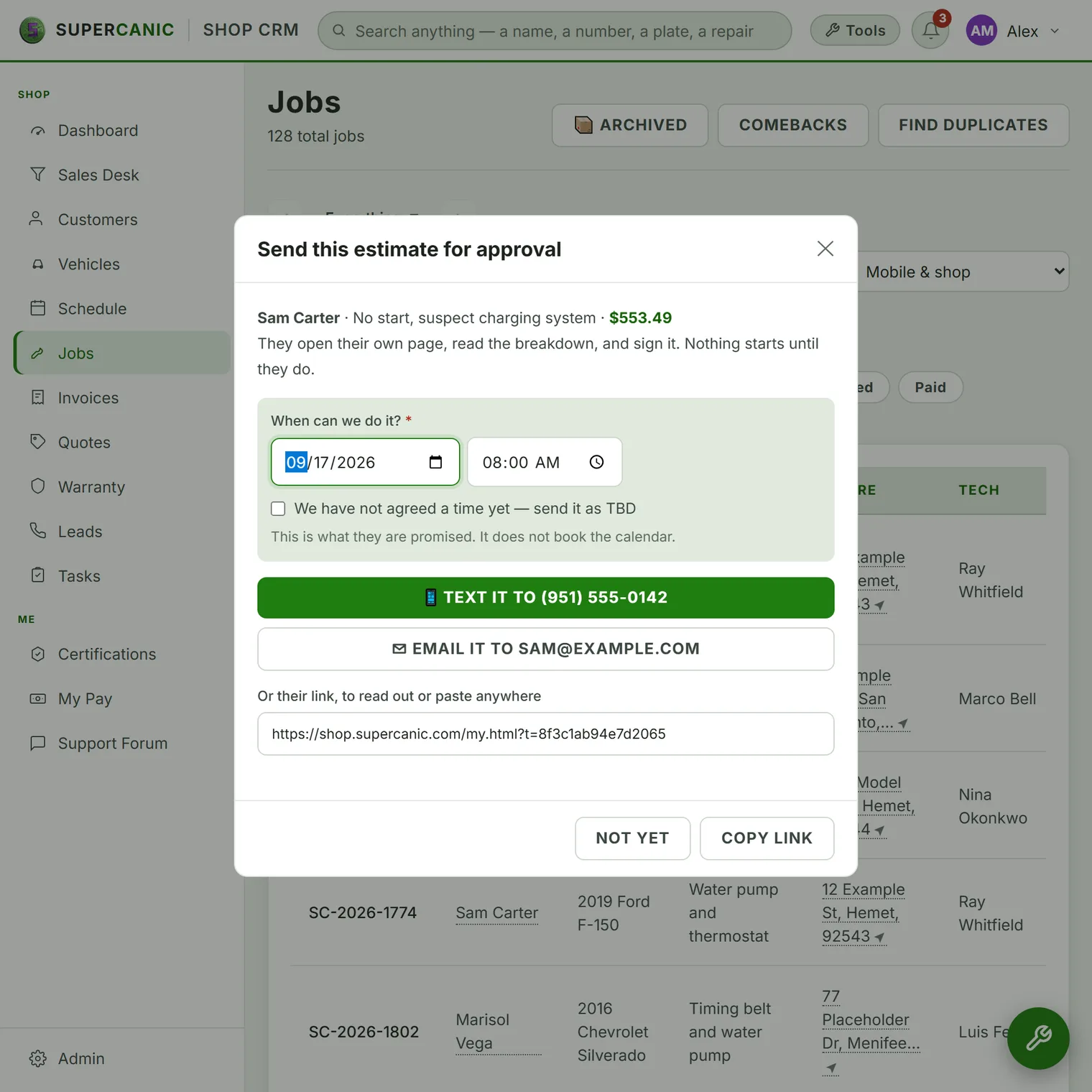 One Link, One Signature, and the Work Can Start