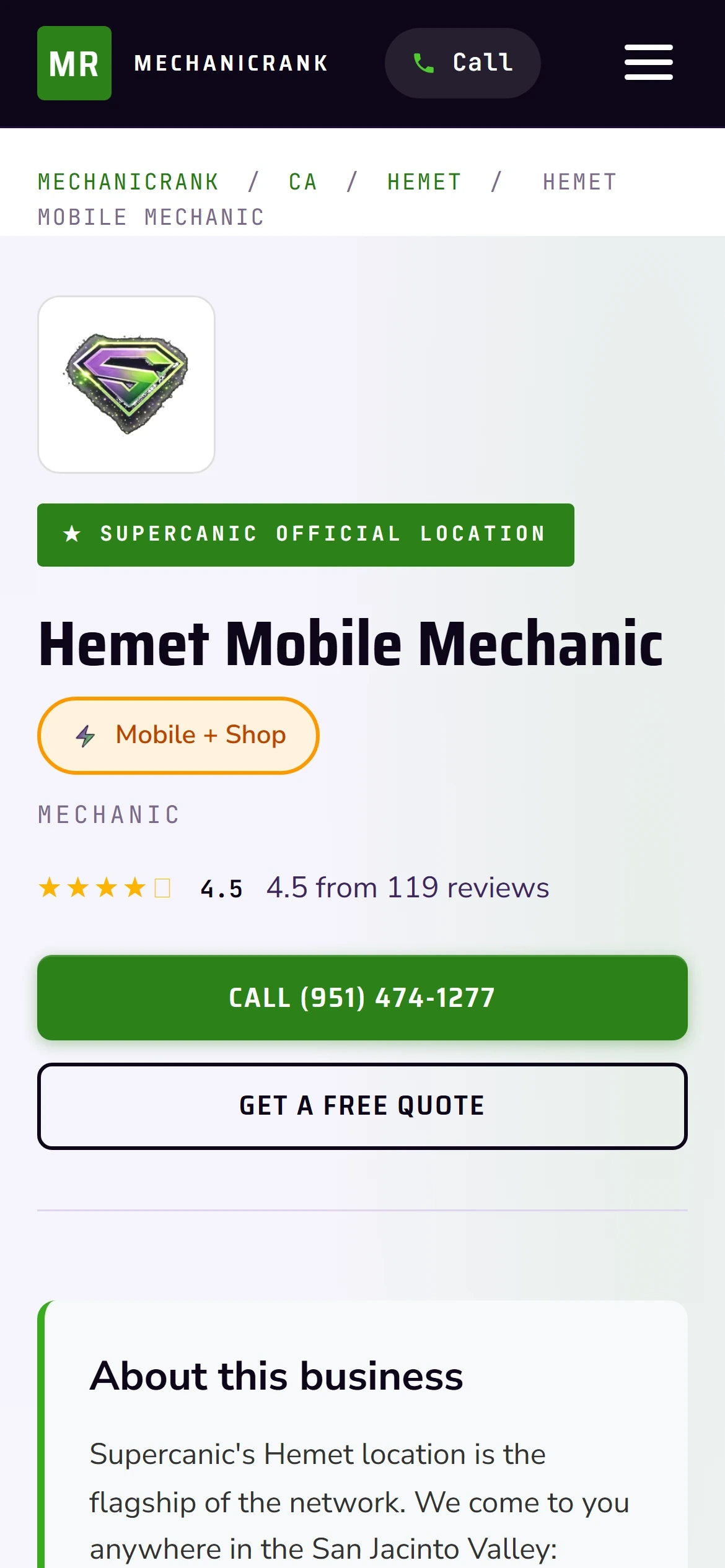 MechanicRank.com, the Directory We Run